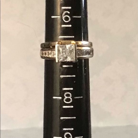 Vintage 14K Yellow Gold Wedding‎ Ring Set 8.62 grams - Picture 11 of 13